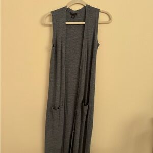 Halogen Gray Knit Vest Top